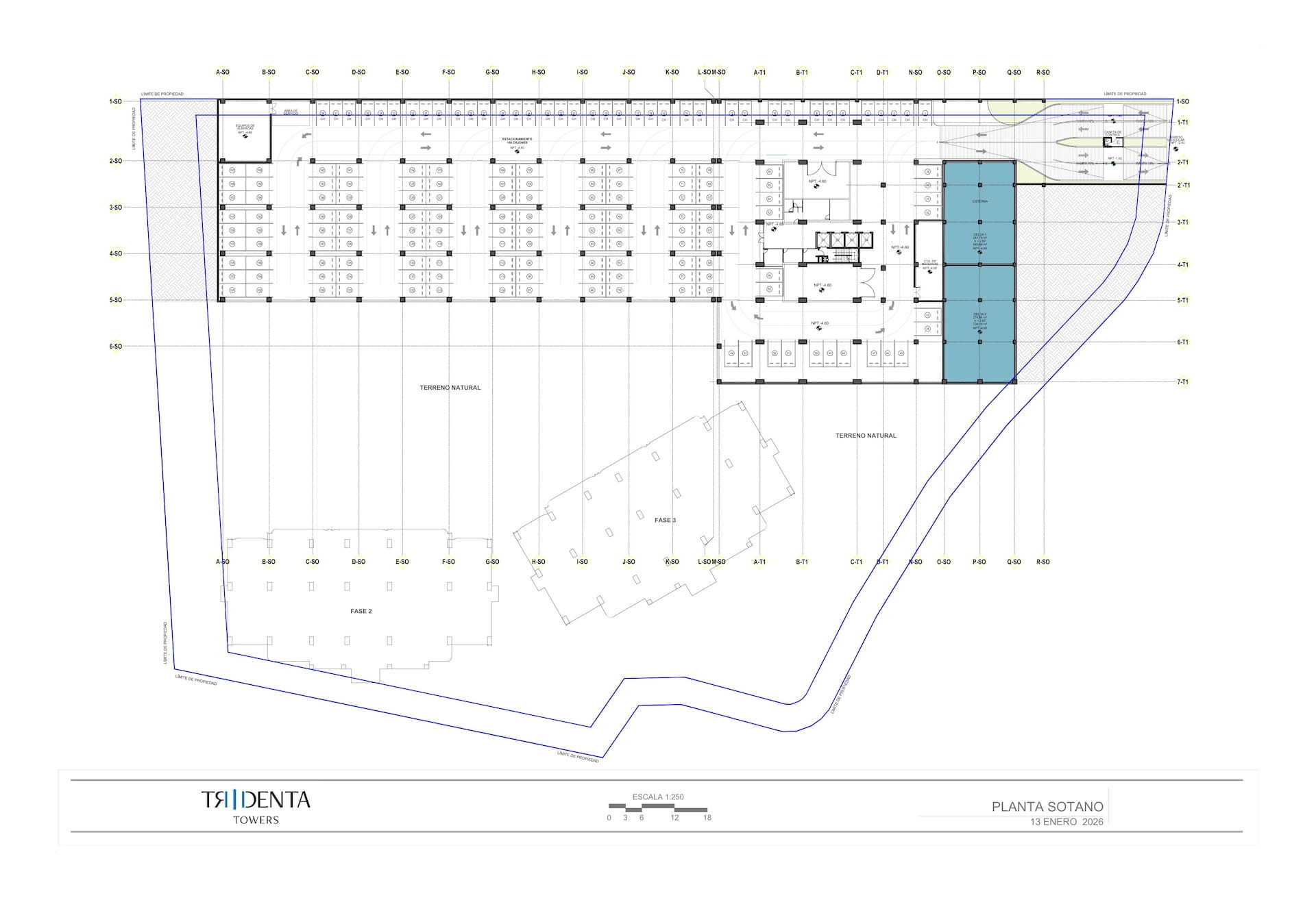 Master Plan de Tridenta Towers
