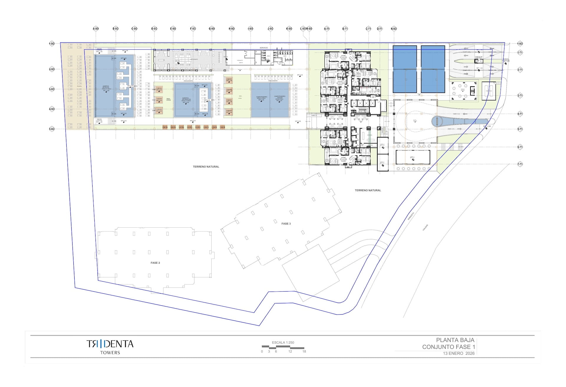Master Plan de Tridenta Towers