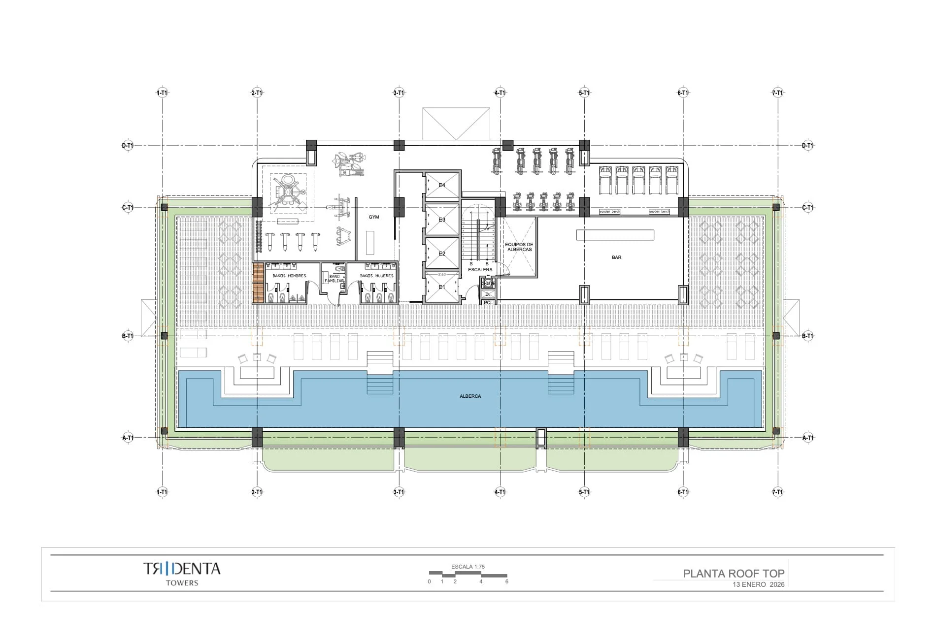 Master Plan rooftop Tridenta Towers